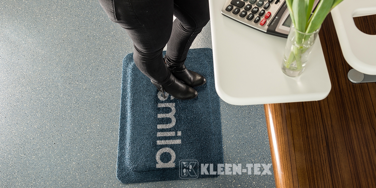 Kleen-Comfort Design next to desk