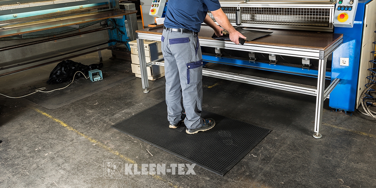Kleen-Cushion in industrial workplace